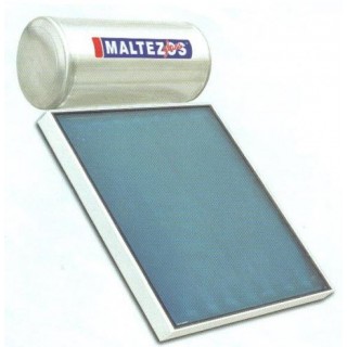 MALTEZOS GLASS ηλιακός θερμ/νας Ταράτσας GL 125L/SAC 100x150