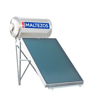 MALTEZOS GLASS ηλιακός θερμ/νας Ταράτσας GL 160L/3E/SAC 130x150