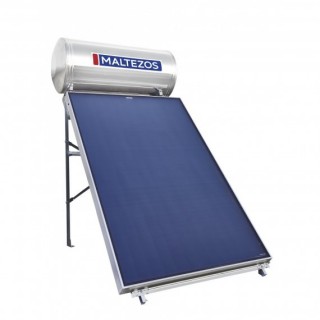 MALT H 160 λίτρα INOX Ηλιακός SAC 130 X 200 Διπλής Ενέργειας 2Ε