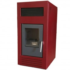 MYTHERM ANGELA PRO 12 ΣΟΜΠΑ PELLET Αερόθερμη / Αεραγωγών 12kW Μπορντό