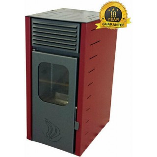 MYTHERM ANGELA  ΣΟΜΠΑ PELLET TA16 Αερόθερμη / Αεραγωγών 16kW Μπορντό