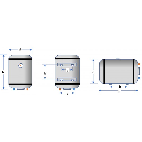 MALTEZOS INOX BOILER ΤΥΠΟΣ 100L 2Ε ΔΑΠΕΔΟΥ