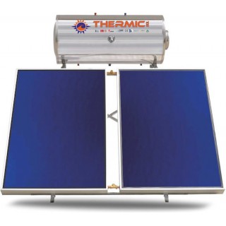 THERMIC INOX TS PLUS TS-FP 2.02m 160lt ΣΕΤ ΗΛΙΑΚΟΥ ΘΕΡΜΟΣΙΦΩΝΑ ΜΕ 1 ΣΥΛΛΕΚΤΗ 2ΠΛΗΣ ΕΝΕΡΓΕΙΑΣ